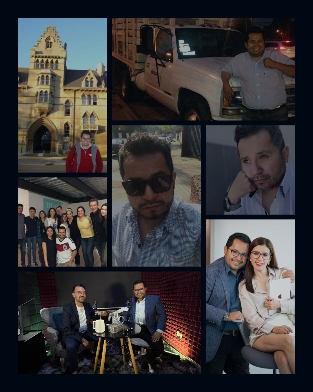 Collage Edmund Mejia Never Give Up Historia de vida Collage Edmund Mejia Never Give Up Historia de vida