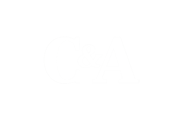 CA logo blanco
