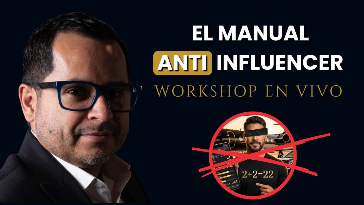 El Manual Anti Influencer Como construir autoridad y atraer clientes con un podcast Masterclass Edmund Mejia Workshop en vivo El Manual Anti Influencer
