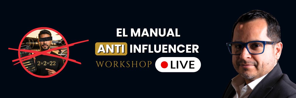 Manual Anti influencer Hotmart Banner Curso